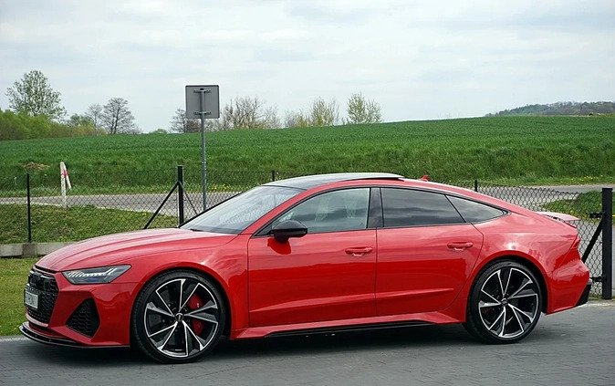 Audi RS7 cena 549000 przebieg: 39800, rok produkcji 2020 z Dynów małe 781